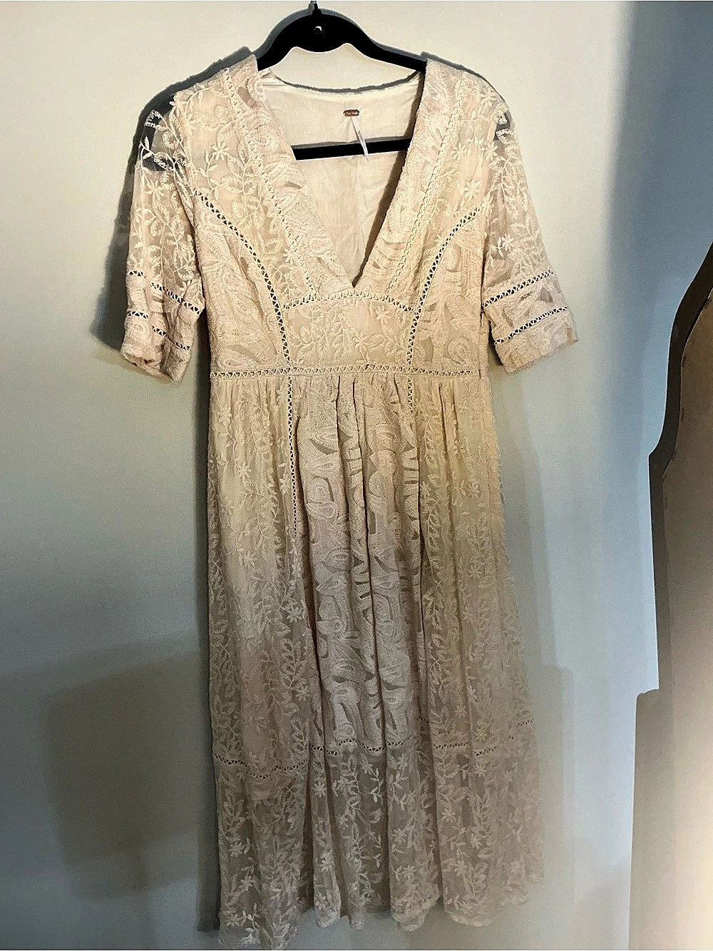 Free People All You Need Is Lace Midi Dress Floral Lace Maxi Dress Size 4 Like